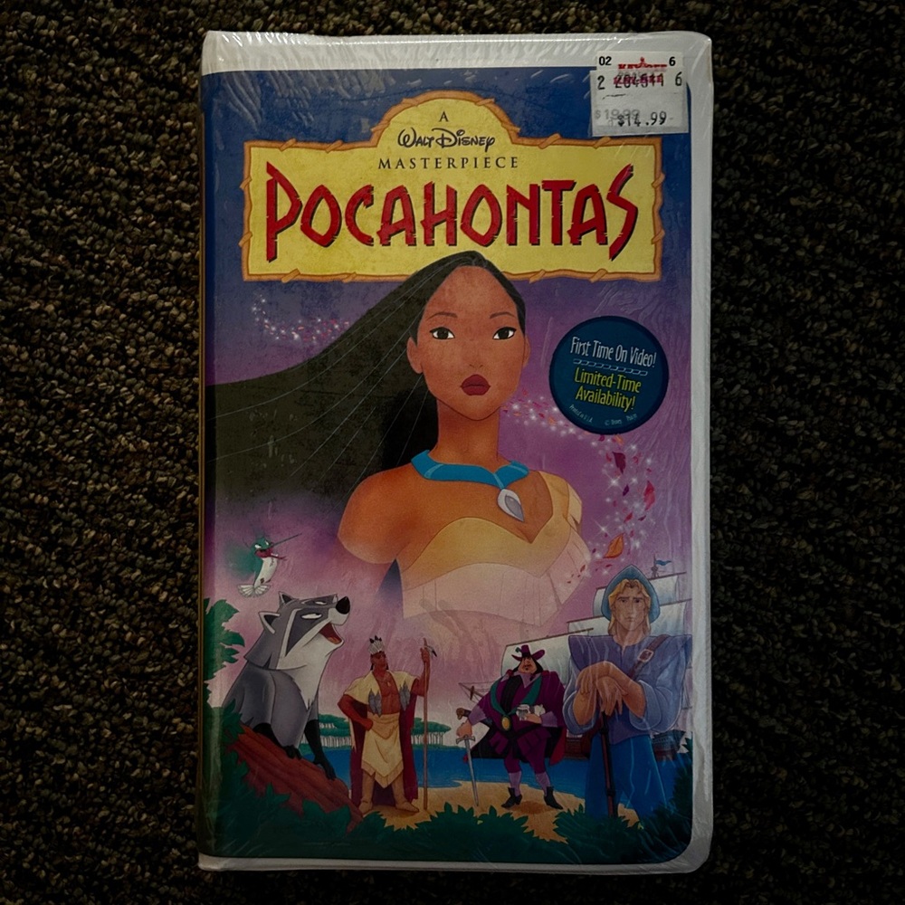 Vintage VHS Tape Pocahontas